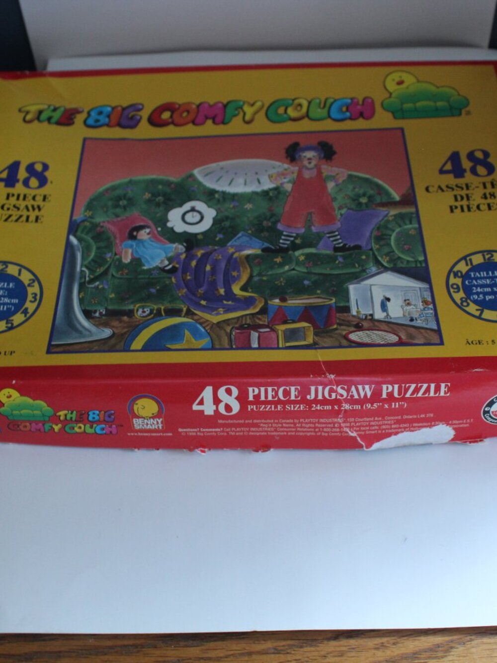 Vintage 1998 The Big Comfy Couch 48 Piece Puzzle